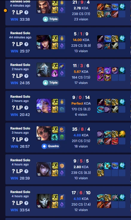Resultado real en partida ranked — Victoria