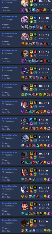Resultado real en partida ranked — Victoria