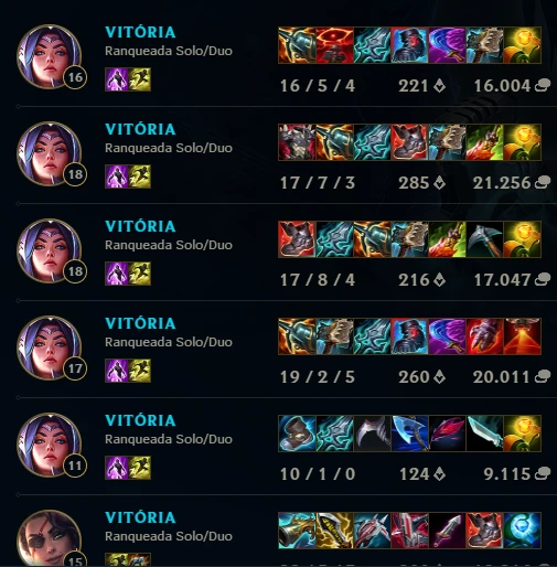 Resultado real en partida ranked — Victoria